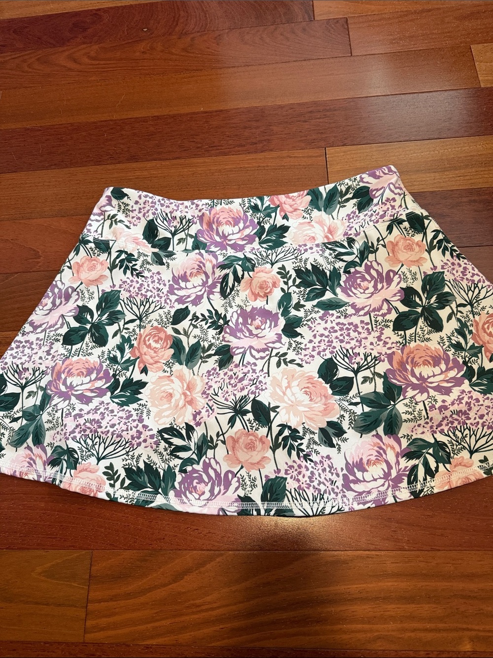 Laura Ashley Floral Skort in Pink, Purple & Green
